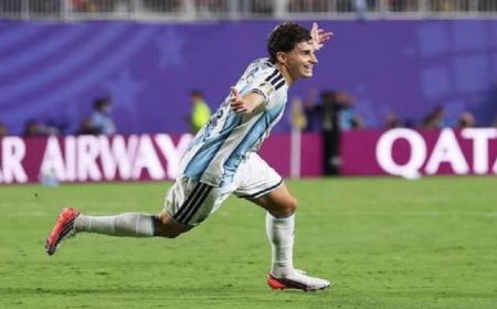 ألفاريز يتوج بجائزة الأفضل بعد هدفه الرائع في ربع ونصف النهائي