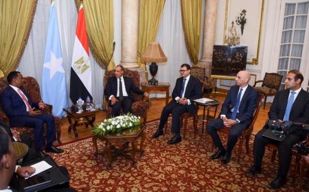 وزير الخارجية المصري يعبر عن دعم مصر الثابت لوحدة وسيادة أراضي الصومال