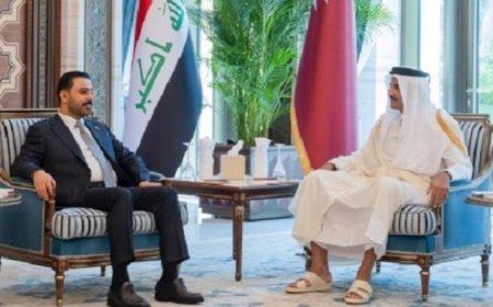 أمير قطر ورئيس وزراء العراق ينسقان لتعزيز العلاقات الثنائية ومواكبة المستجدات الإقليمية