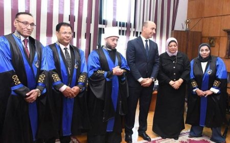 وزير الأوقاف يتحدث في مناقشة رسالة ماجستير بجامعة دمنهور عن القراءات القرآنية