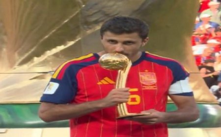 رودري يفوز بجائزة أفضل لاعب في كأس العالم 2026 في إنجاز تاريخي