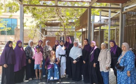 د. إيمان كريم تستعرض صور زيارتها للمدينة الصديقة للنساء في عزبة البرج