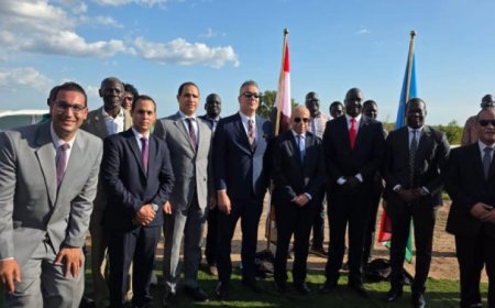 السفير المصري يطلق مشروع محطة المياه الجوفية الجديدة في جنوب السودان لتعزيز البنية التحتية المائية