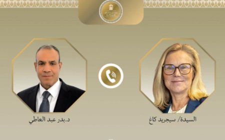 عبد العاطي يناقش مع عضو المجلس التنفيذي في غزة آخر تطورات الأوضاع في الأراضي الفلسطينية