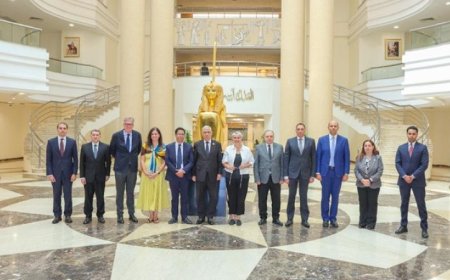 النائب العام يجتمع مع وفد لجنة حقوق الإنسان في البرلمان الأوروبي لتعزيز التعاون والعدالة