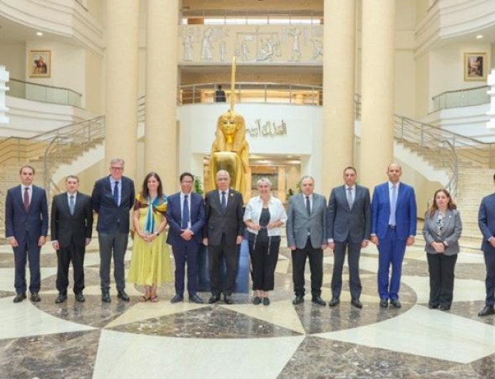 النائب العام يجتمع مع وفد لجنة حقوق الإنسان في البرلمان الأوروبي لتعزيز التعاون والعدالة
