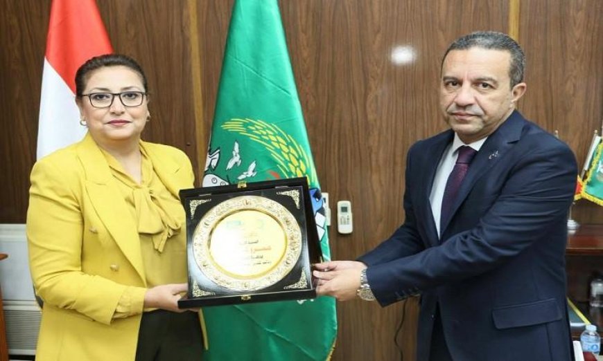 محافظ المنوفية يستقبل وفد اللجنة الطبية العليا لاستعراض خدمات الاستغاثات بمجلس الوزراء