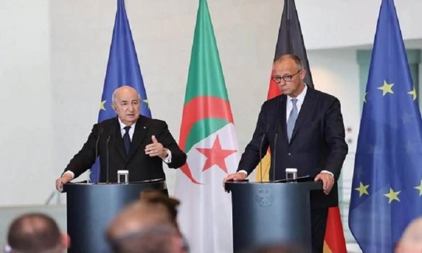 رئيس الجزائر يؤكد تعزيز العلاقات مع ألمانيا نحو الأفضل