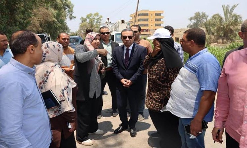 محافظ المنوفية يتجول في فعاليات مبادرة يوم في قريتنا بشمنديل ويشهد الأنشطة المتميزة