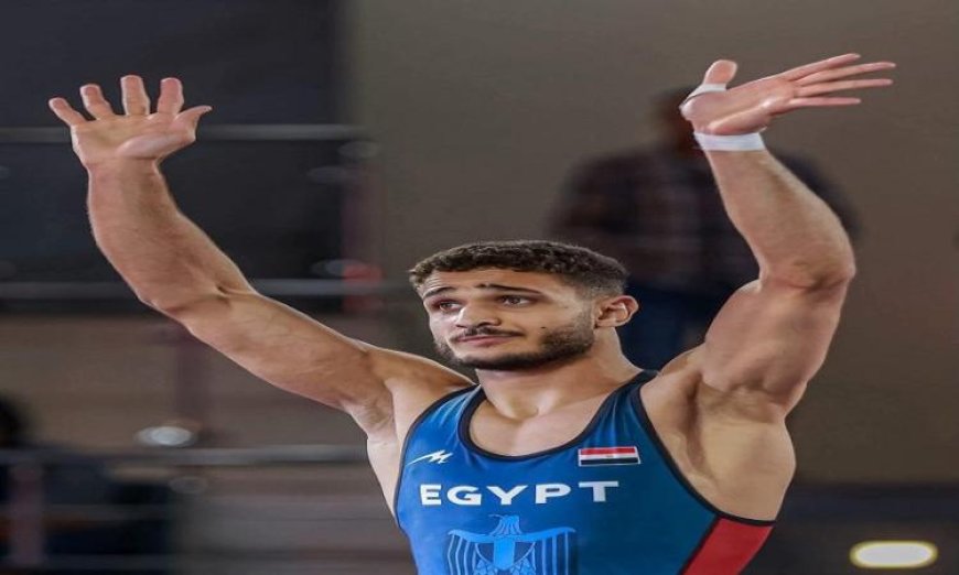 مصطفى علم الدين يفوز بالميدالية الذهبية في بطولة بودابست العالمية للمصارعة
