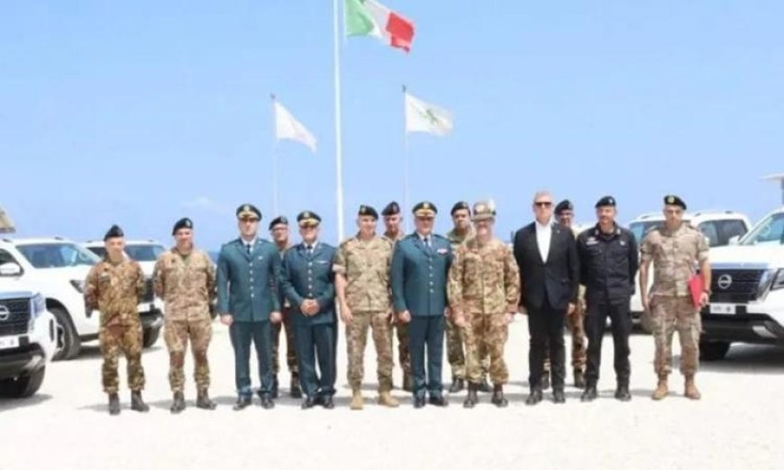 الجيش اللبناني يستقبل 6 آليات جديدة في إطار التعاون مع اللجنة العسكرية الإيطالية