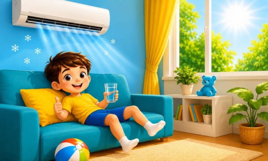 أكثر الأخطاء شيوعاً للأمهات عند استخدام التكييف لحماية الأطفال في الصيف