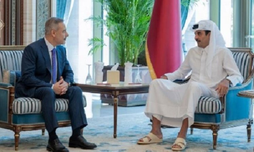 أمير قطر ووزير خارجية تركيا يتباحثان سبل تعزيز التعاون وخفض التوترات في المنطقة