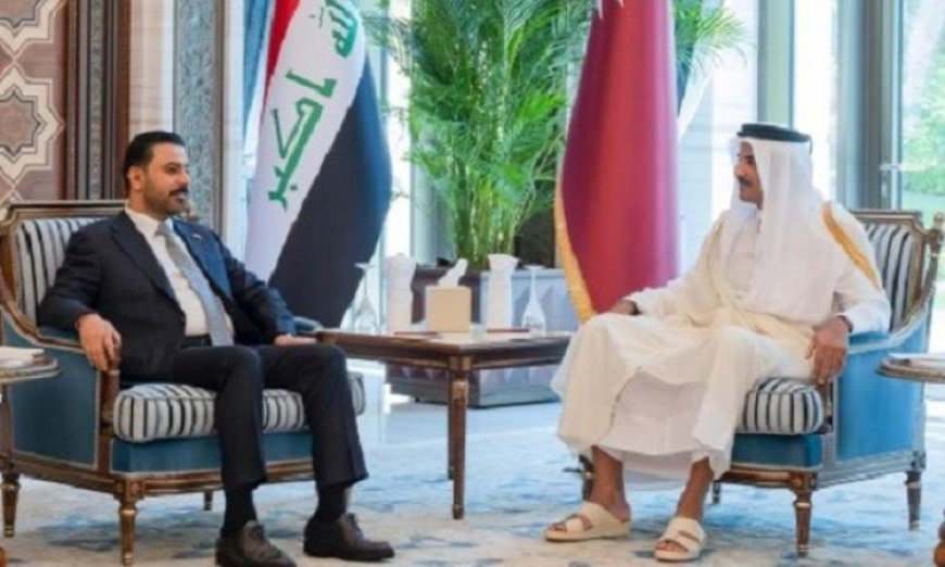 أمير قطر ورئيس وزراء العراق ينسقان لتعزيز العلاقات الثنائية ومواكبة المستجدات الإقليمية