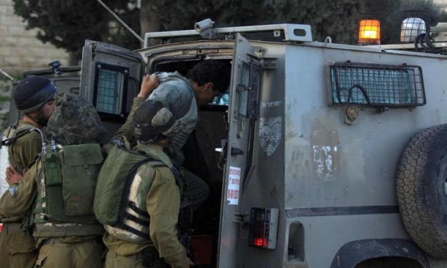 اعتقال ثلاثة فلسطينيين في الضفة الغربية على يد الاحتلال الإسرائيلي