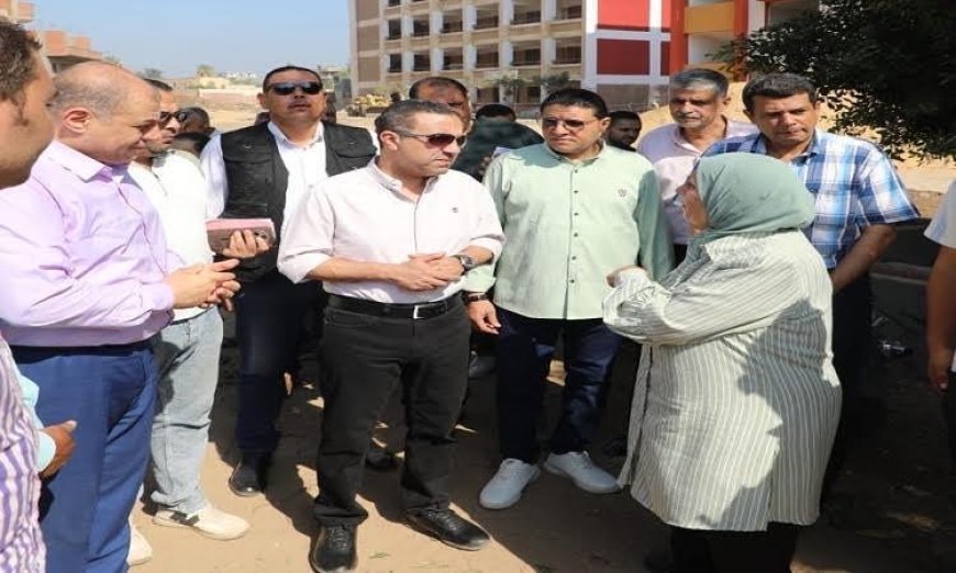 محافظ المنوفية يقوم بجولة تفقدية لمدرسة شهداء 6 أكتوبر الإعدادية بجروان لمتابعة أعمال الإحلال والصيانة