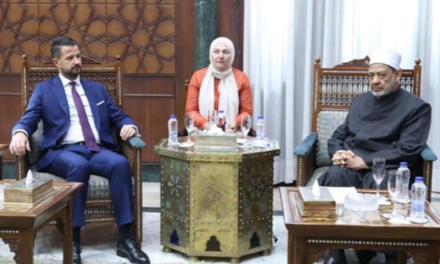 شيخ الأزهر يوضح لرئيس الجبل الأسود أن المتطرفين لا يدعون للإسلام بأي صلة