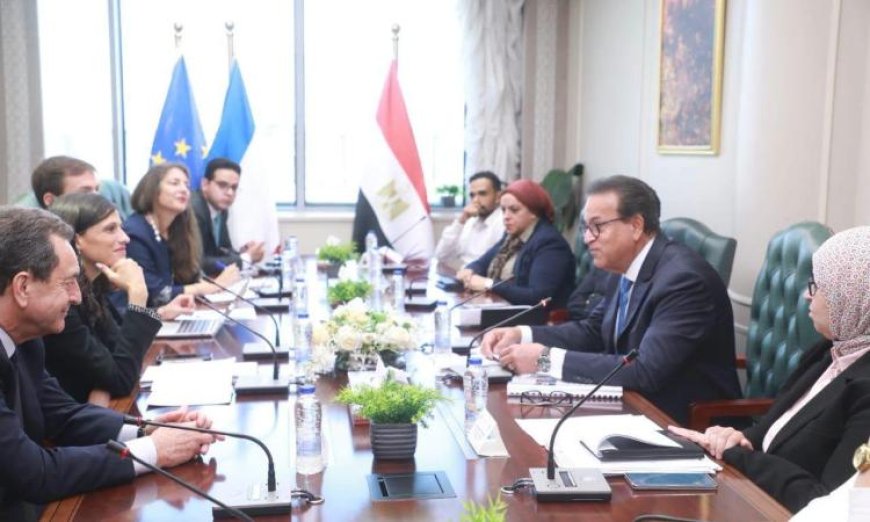 وزير الصحة المصري يستقبل وزيرة الصحة الفرنسية لتعزيز التعاون الصحي بين مصر وفرنسا