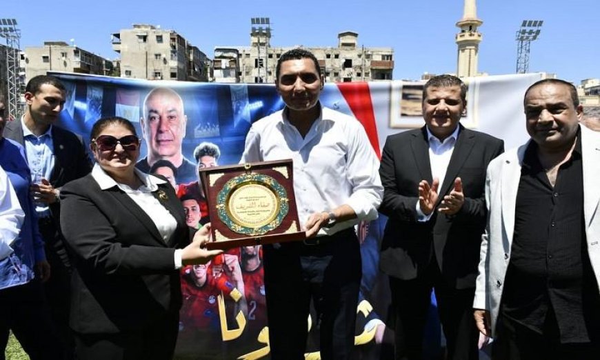 وزير الشباب والرياضة يدشن تطوير الملعب القانوني بمركز شباب النصر لتعزيز الرياضة المحلية