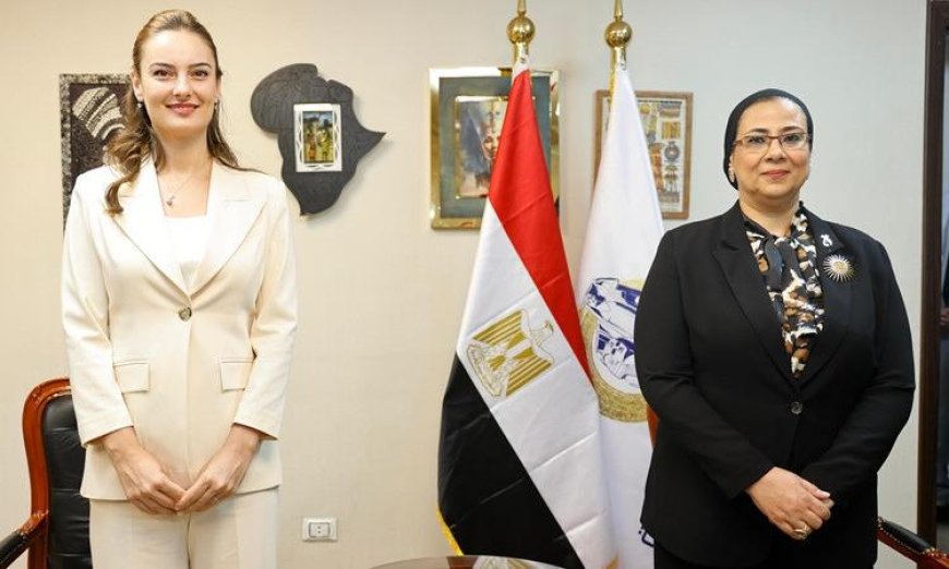 رئيسة القومي للمرأة تتباحث مع زوجة رئيس مونتينيجرو لتعزيز التعاون وتبادل الخبرات
