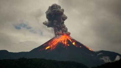 تفسير رؤية البركان في المنام