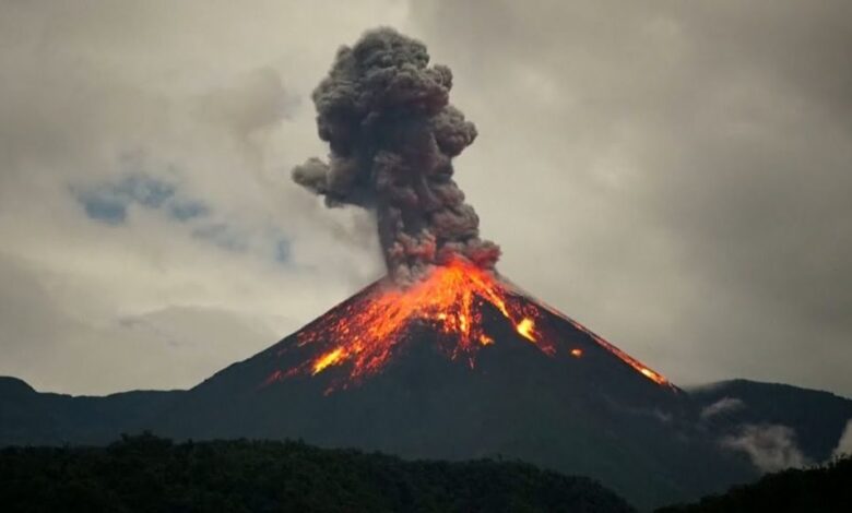 تفسير رؤية البركان في المنام