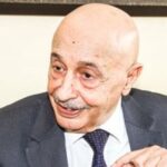 عقيلة صالح يشيد بمواقف مصر الرافضة للتدخلات الخارجية فى الشئون الليبية