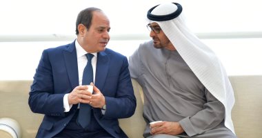 الرئيس السيسى يجرى اتصالا هاتفيا مع الشيخ محمد بن زايد رئيس الإمارات الشقيقة