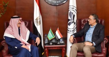 رئيس هيئة الاستثمار يبحث مع سفير السعودية التوسعات الاستثمارية للمملكة بمصر