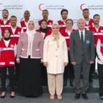 السيدة انتصار السيسى بعد زيارة الهلال الأحمر المصرى: لمست الإنسانية فى أعظم صورها
