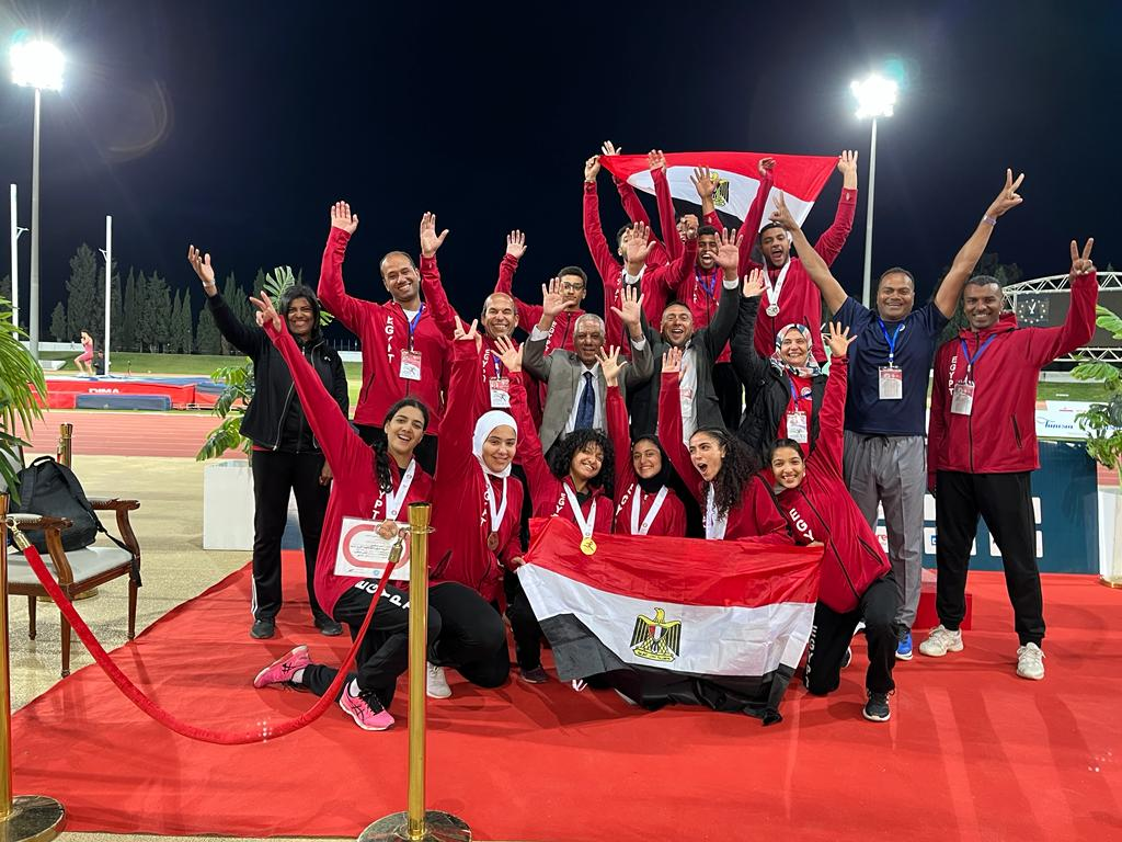 وزارة الشباب تستقبل أبطال منتخب ألعاب القوى بعد حصولهم على 18 ميدالية بالبطولة العربية