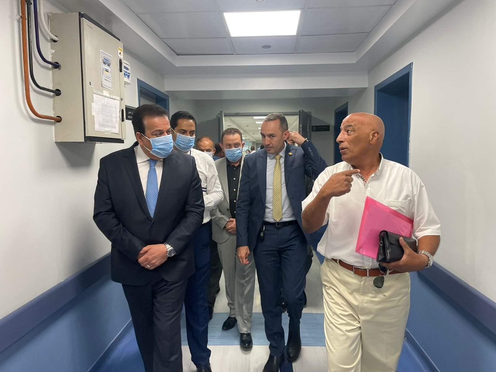 وزير الصحة يتفقد أعمال تطوير ورفع كفاءة مستشفى شرم الشيخ الدولي