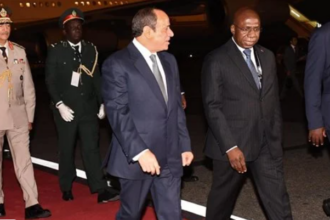 الرئيس السيسي يصل إلى العاصمة الأنجولية لواندا