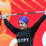 وزير الرياضة يهنئ سارة سمير بعد حصدها 3 ميداليات ذهبية ببطولة العالم لرفع الأثقال