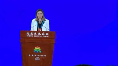 وزيرة الثقافة تشارك افتتاح منتدى بكين الثقافي