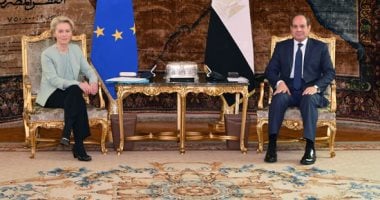 الرئيس السيسى يستقبل رئيسة مفوضية الاتحاد الأوروبى